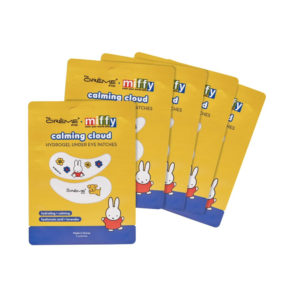 The Crème Shop Miffy patches packaging for refreshing under-eye care