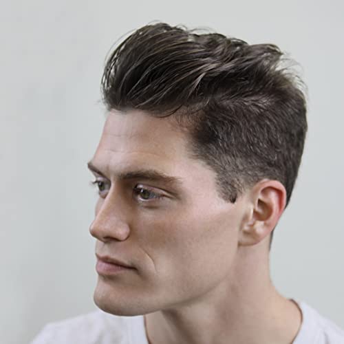 Cremo Barber Grade Thickening Paste texture shot for added lift on short hair.