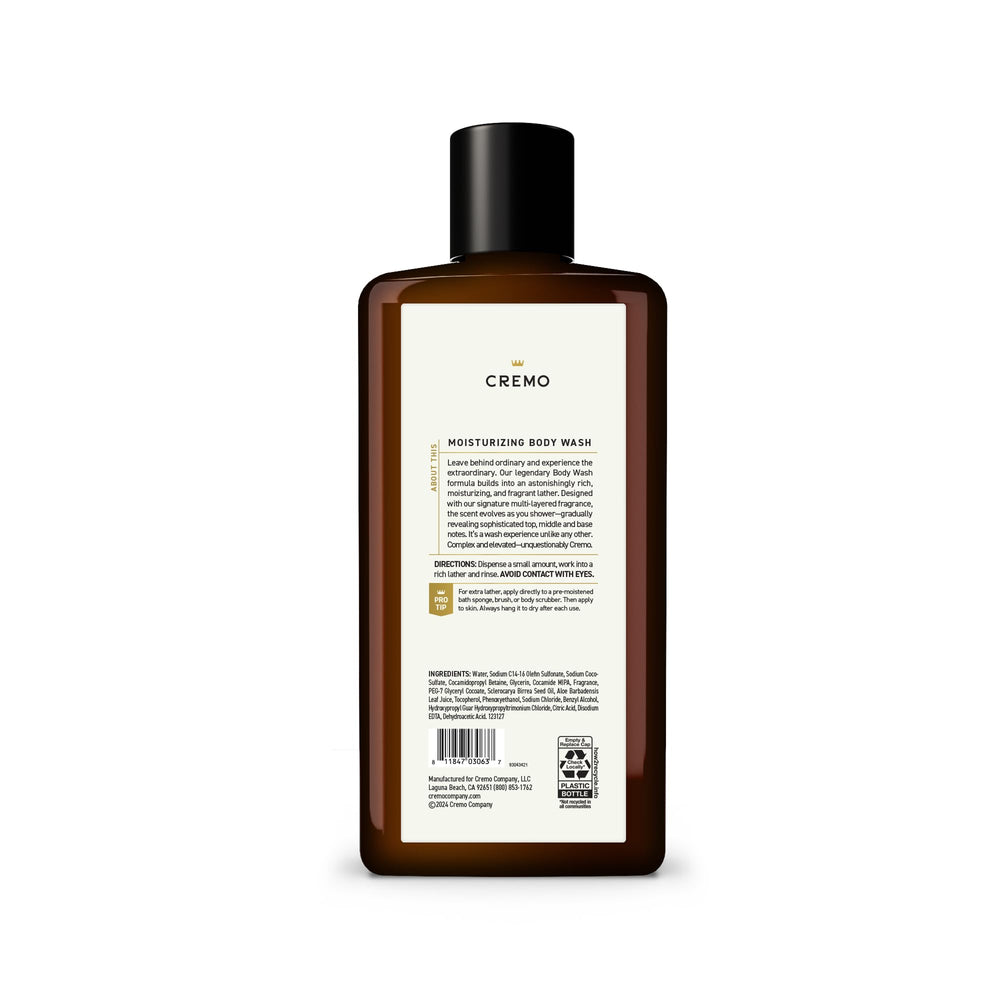 Cremo Body Wash affordable-luxury image promotes quality cleanse at a good value