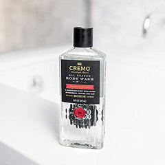 Cremo Body Wash fragrance layering close-up showing evolving scent.