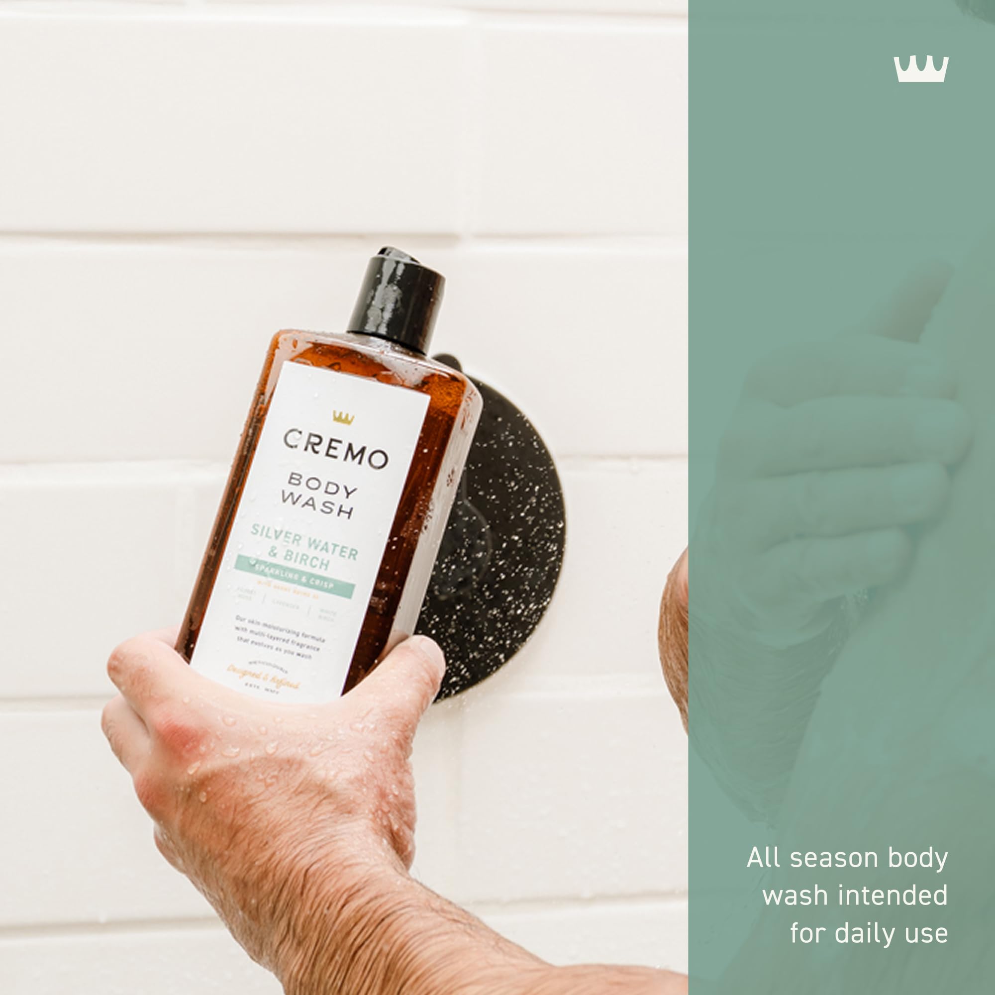Cremo Body Wash long-lasting-fragrance captures scent that lingers softly