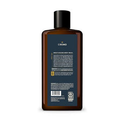Cremo Palo Santo foamy lather provides rich wash and freshness.