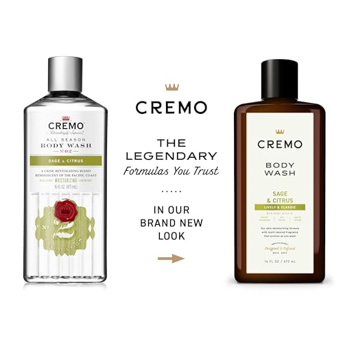 Cremo Rich-Lathering Sage & Citrus suds close-up highlighting creamy lather and herbal notes