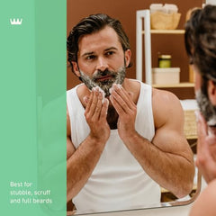 Cremo Wild Mint Softener lather demonstrates cleansing and lightweight hydration