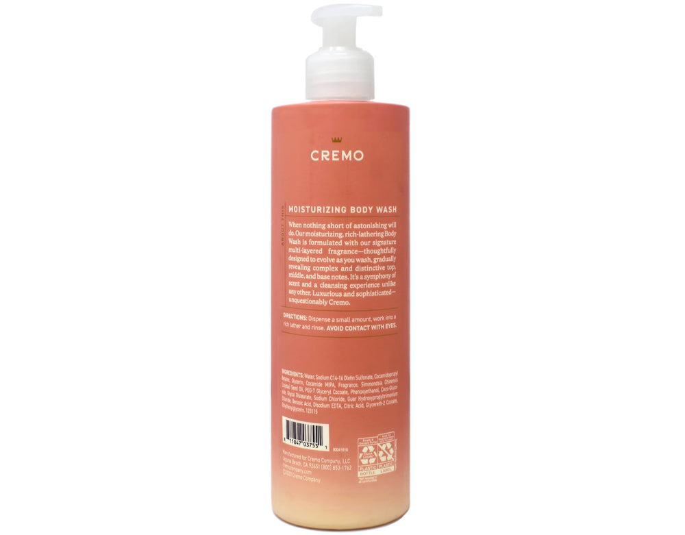 Cremo set on bathroom shelf supports a small daily pampering ritual