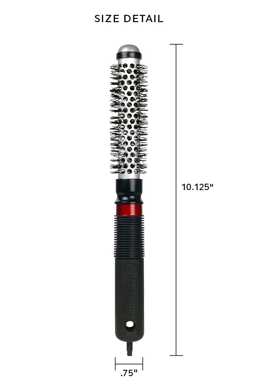 CRICKET Technique 300 anti-static-bristles-tourmaline reduce frizz for shiny, polished results.