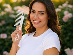 Cricket Ultra Smooth Detangler Comb extended handle for better grip during styling