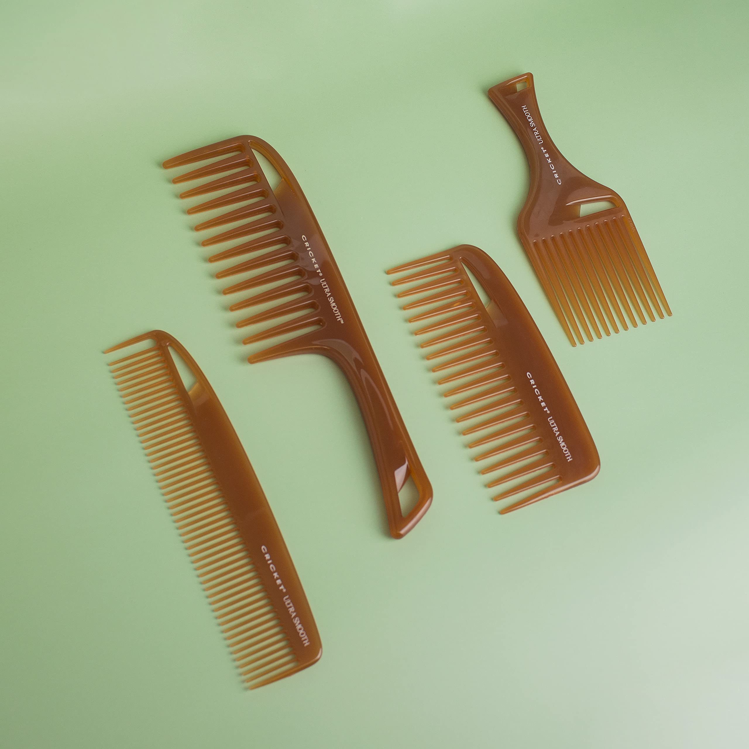 Cricket Ultra Smooth Detangler Comb ideal for long thick hair with glossy, smooth results.