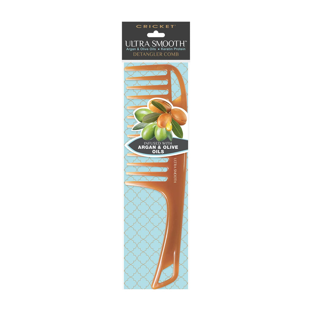 Cricket Ultra Smooth Detangler Comb doubles as a shower comb for conditioner distribution.