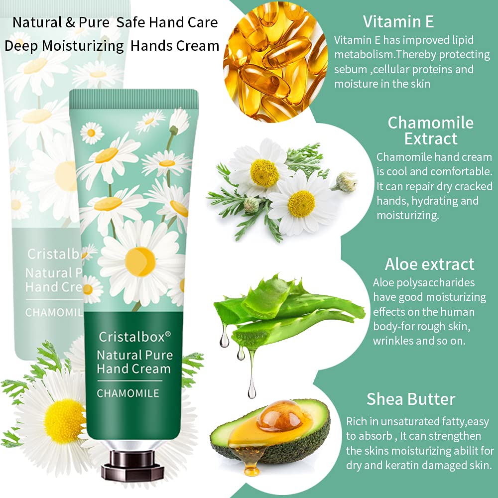CRISTALBOX travel-size hand creams in compact tubes for on-the-go care.