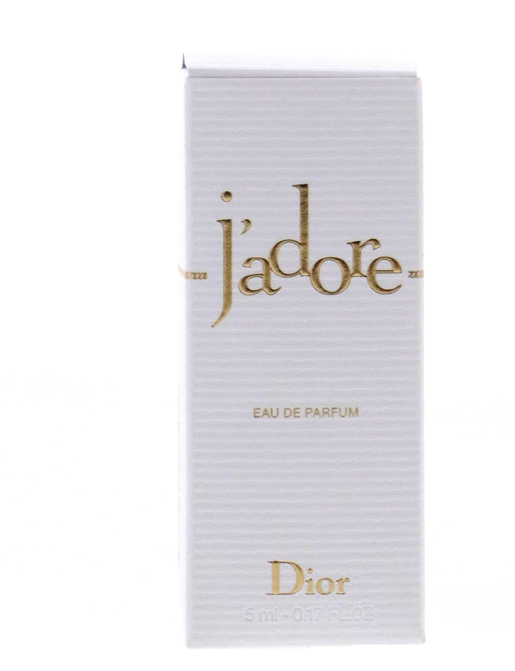 Cristian Dior J'adore mini cap closeup emphasizes premium design and seal integrity.