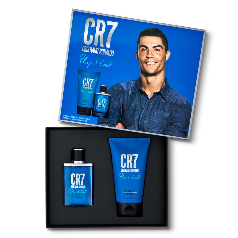 CRISTIANO RONALDO CR7 Play It Cool EDT bottle close-up for fresh, on-the-go confidence