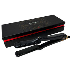 CROC Masters infrared flat iron digital display emphasizes precise temperature control