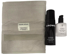 Crown Affair air dry leave-in bottle delivers hydrating detangling for silky hair.