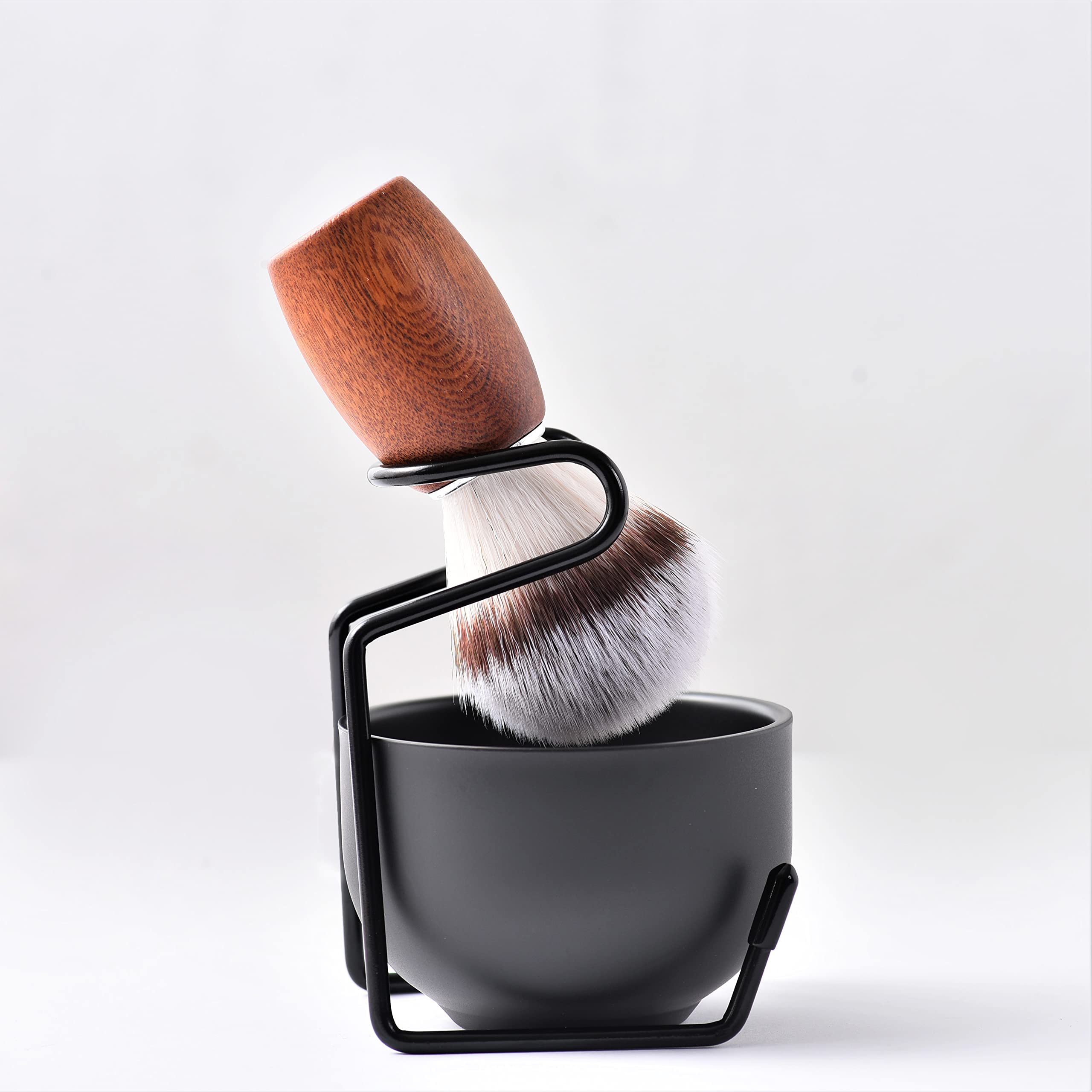 CRUCISRESIN shaving-bowl polished steel bowl ideal for rich cream lather