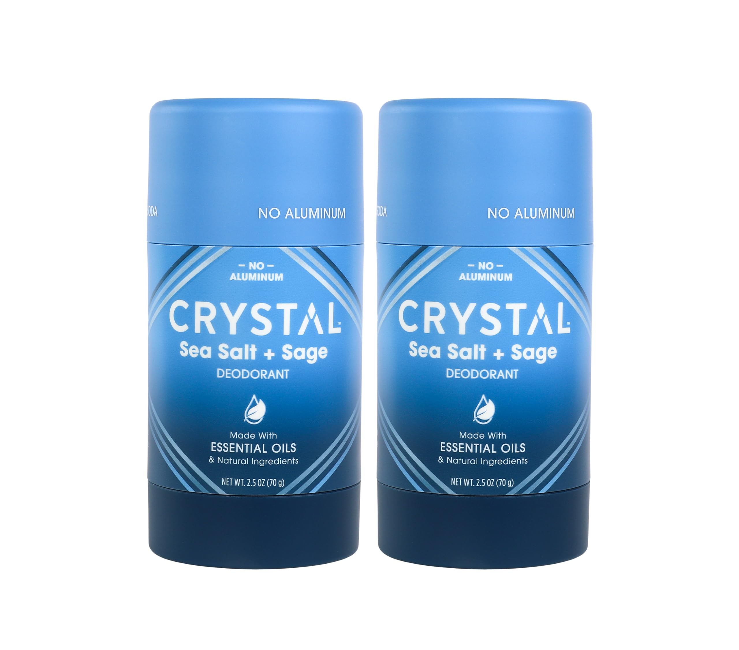 Crystal Magnesium Solid Stick Deodorant Lavender Rosemary provides gentle 24-hour odor protection.