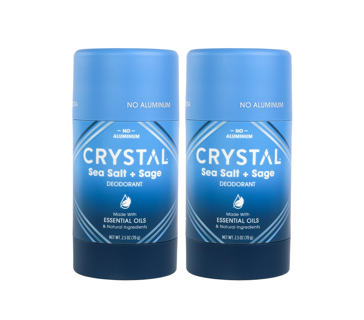 Crystal Magnesium Solid Stick Deodorant Lavender Rosemary provides gentle 24-hour odor protection.