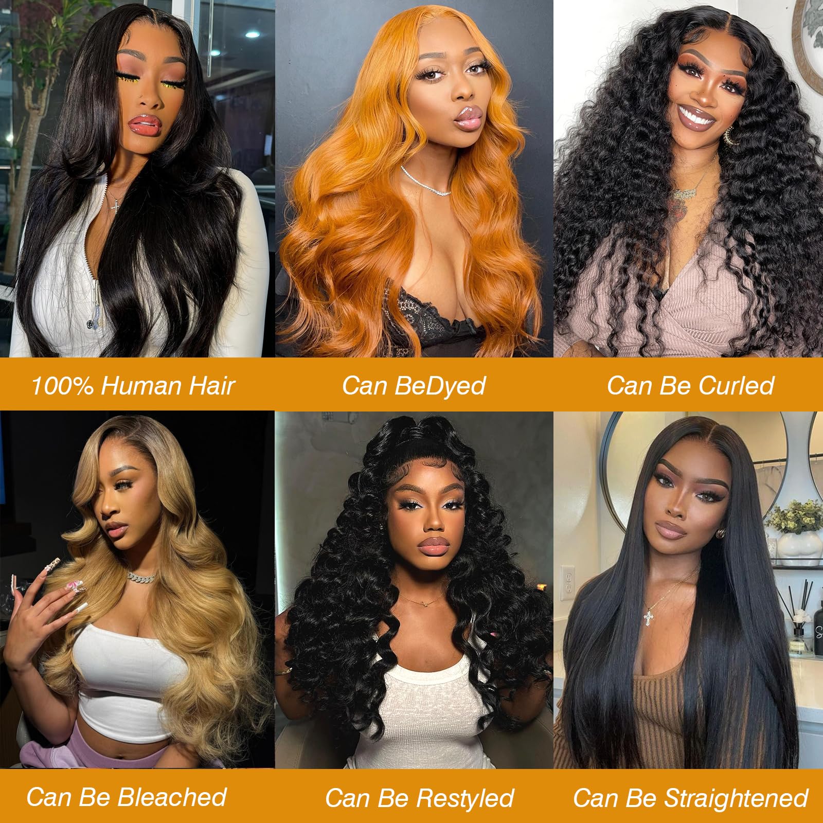 CSCHS Body Wave Bundles quick weave on mannequin for natural look.