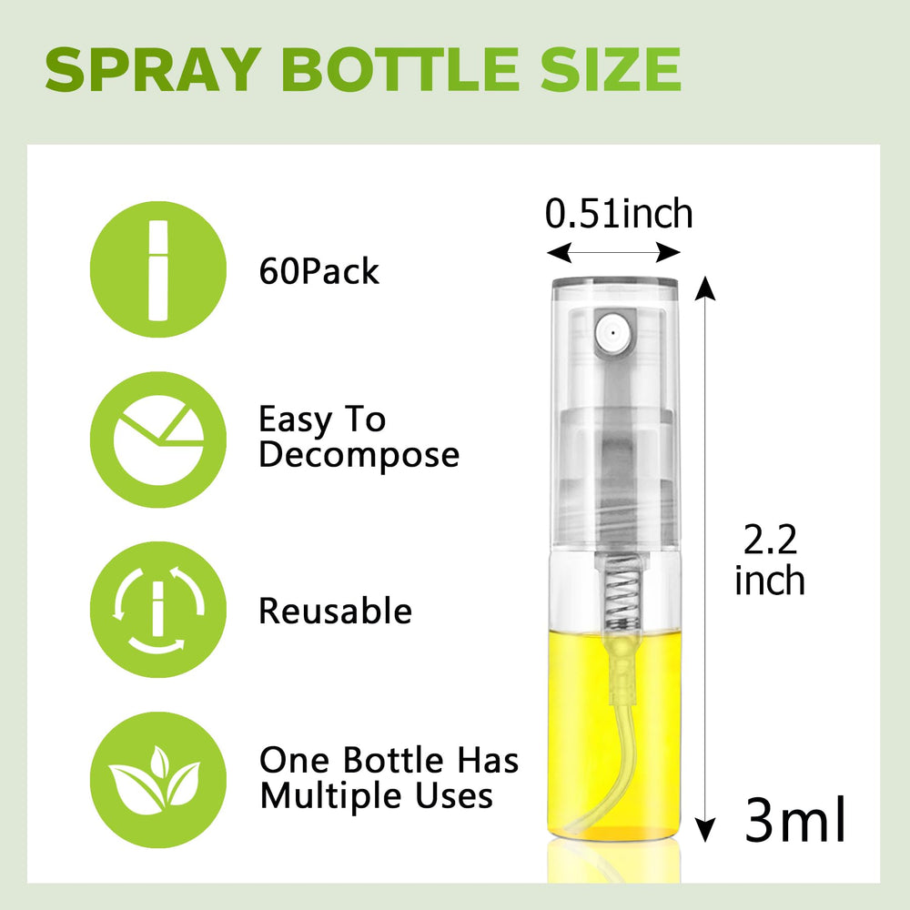 Csdtylh glass atomizer bottle cap and spray nozzle ideal for essential oils