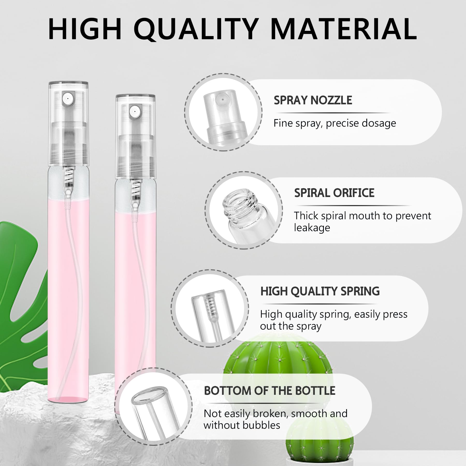 Csdtylh leak-proof mini atomizer design; reliable storage for perfume or essential oil.