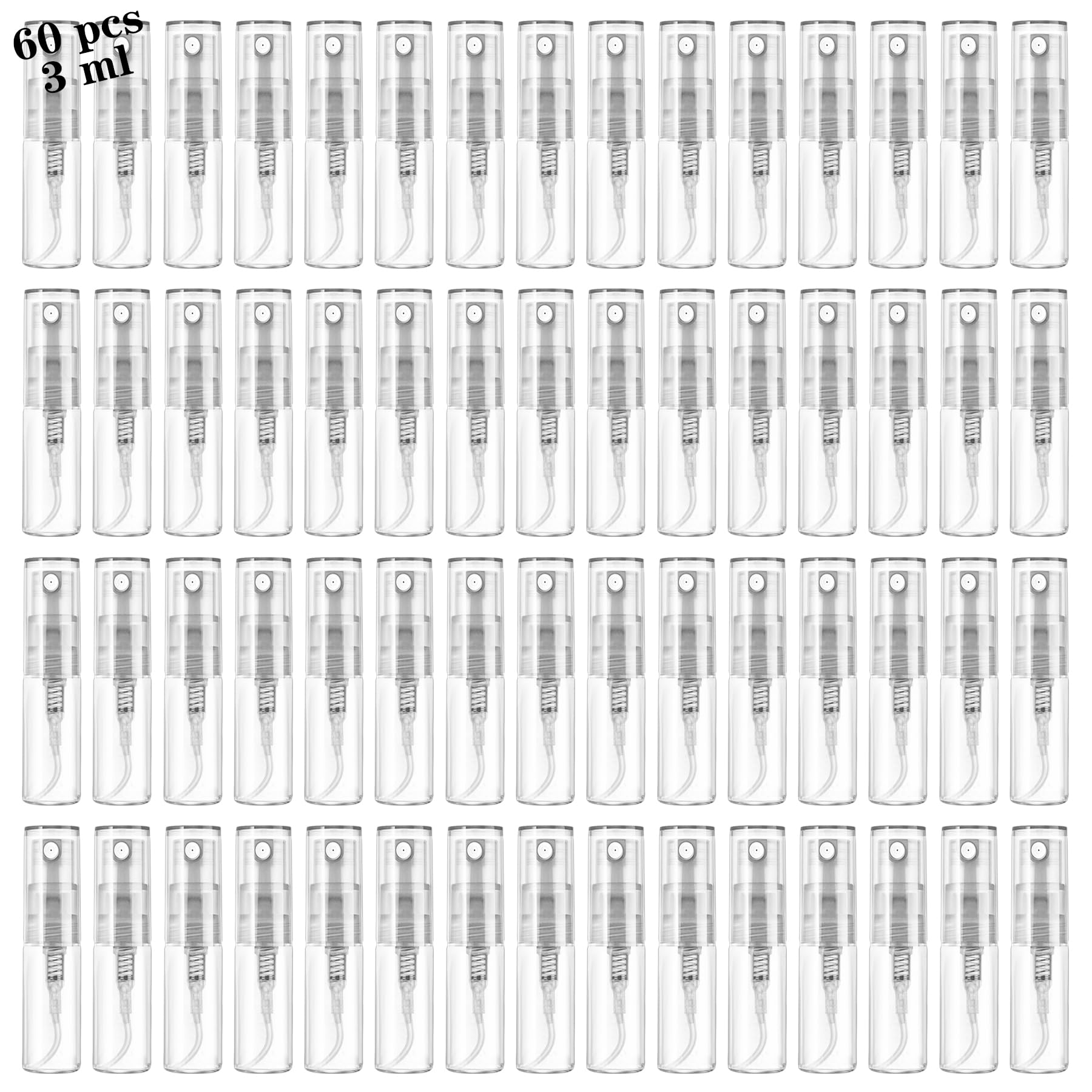 Csdtylh mini spray bottle 3ml close-up shows glass construction for travel use