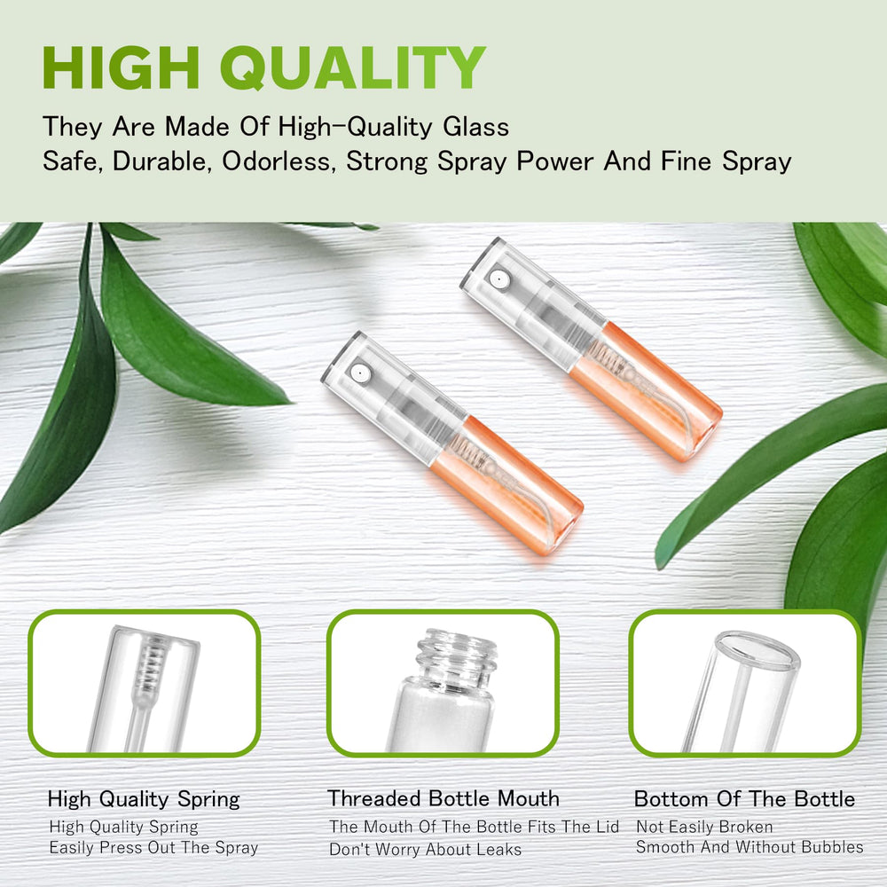 Csdtylh refillable 3ml spray bottle with leak-proof seal