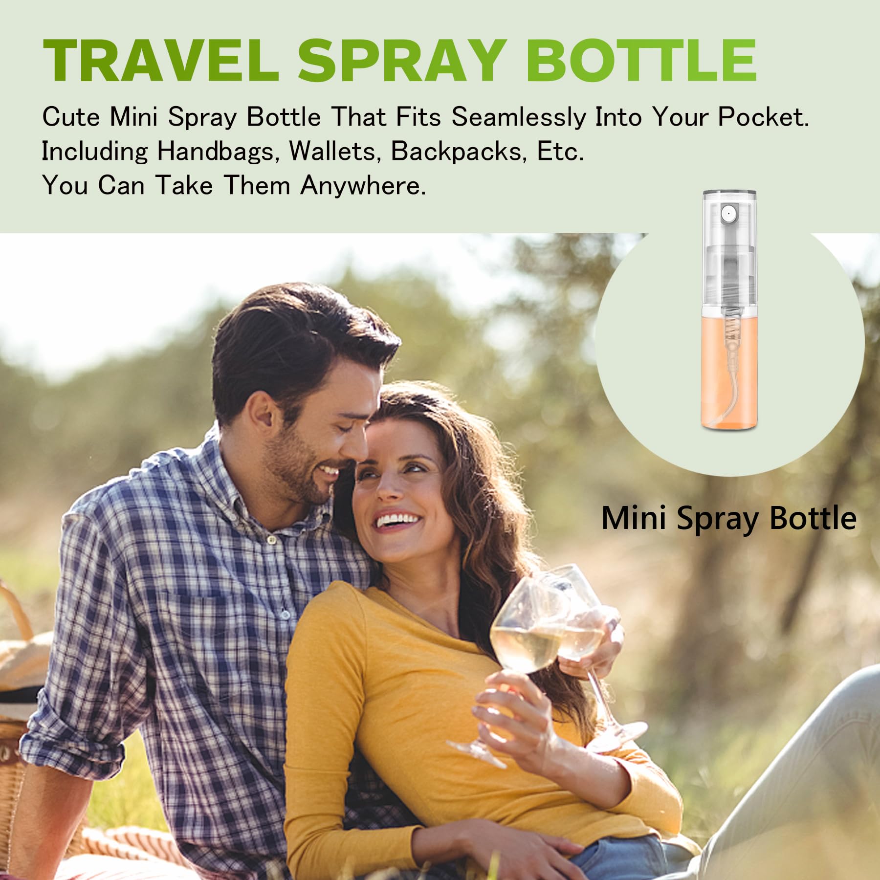 Csdtylh travel-ready spray bottles portable for toiletries