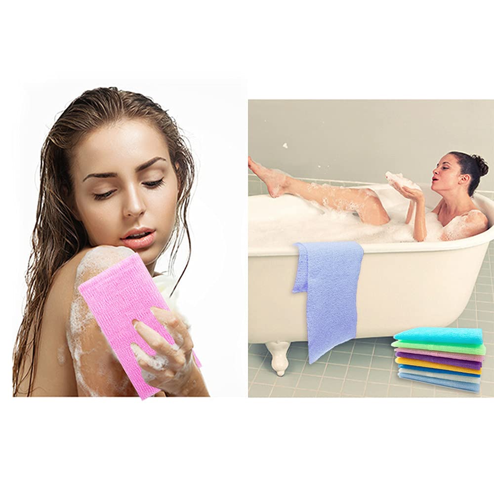 Cshangzei nylon washcloth suitable for shower, spa, and massage.