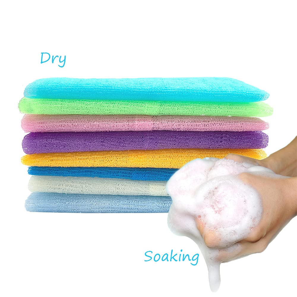 Cshangzei long leaf cloth helps unclog pores during showers.