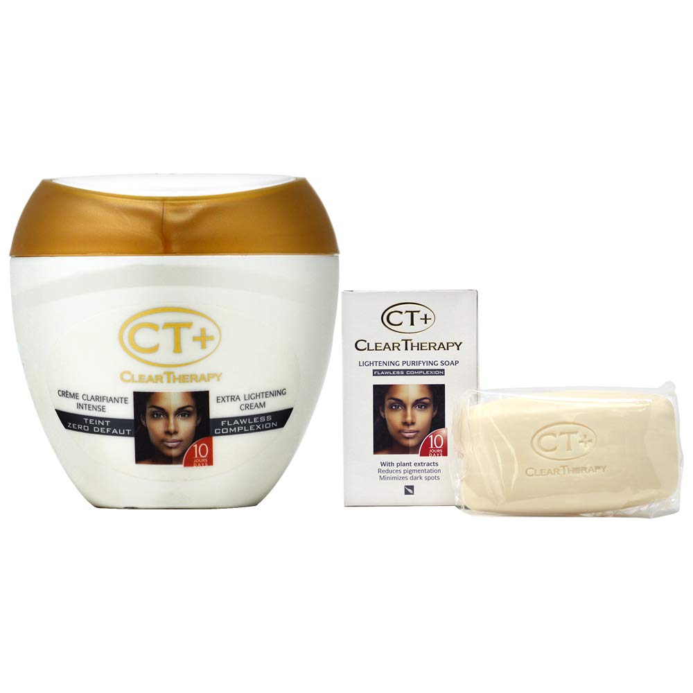 CT+ Clear Therapy Cream 400ml and Beauty Bar 175g dual skincare duo for cleansing.