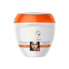 CT+ Clear Therapy Extra Lightening Cream with carrot oil jar for radiant complexion