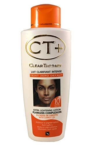 CT Clear Therapy Lotion texture close-up for hydrated, smooth skin after application.