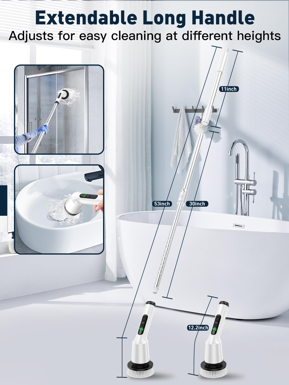 CTMAST IPX7 waterproof design for safe cleaning around water-prone surfaces