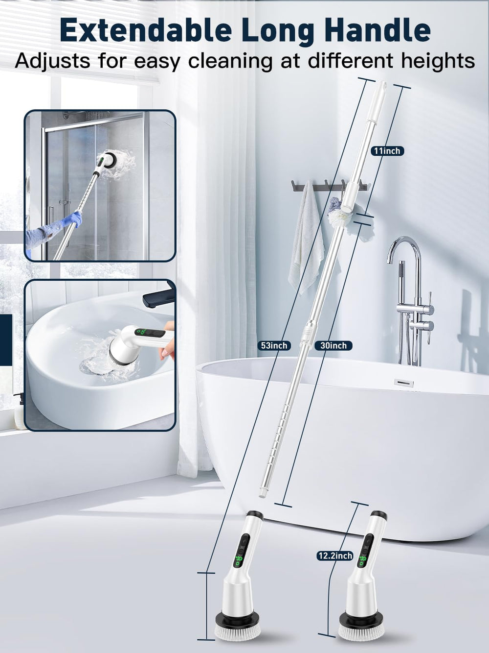 CTMAST IPX7 waterproof design for safe cleaning around water-prone surfaces
