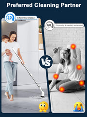 CTMAST long-handle shower scrubber extended reach for hard-to-reach corners