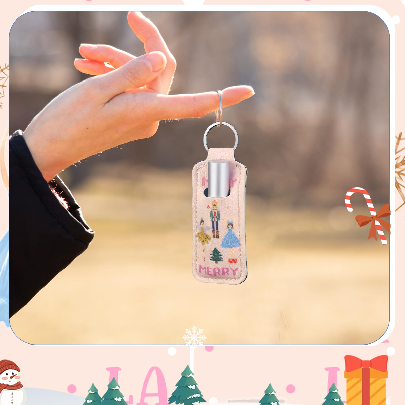 Ctosree travel-friendly lip balm pouch suitable for various lipstick types.
