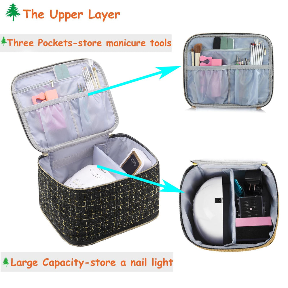 CTWWFS nail-kit-pockets-and-tools shows dedicated spaces for files and drills