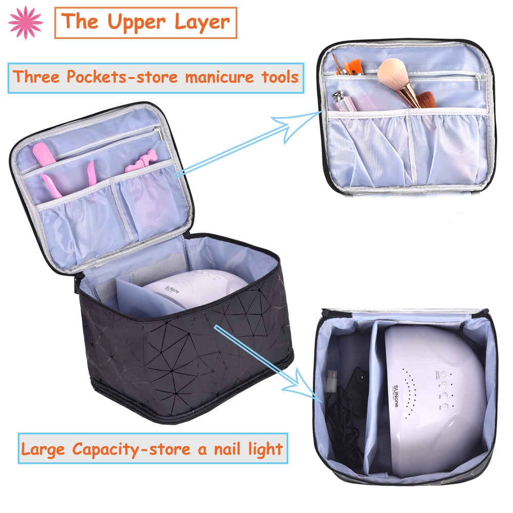 CTWWFS soft foam insert shields bottles from bumps during travel.