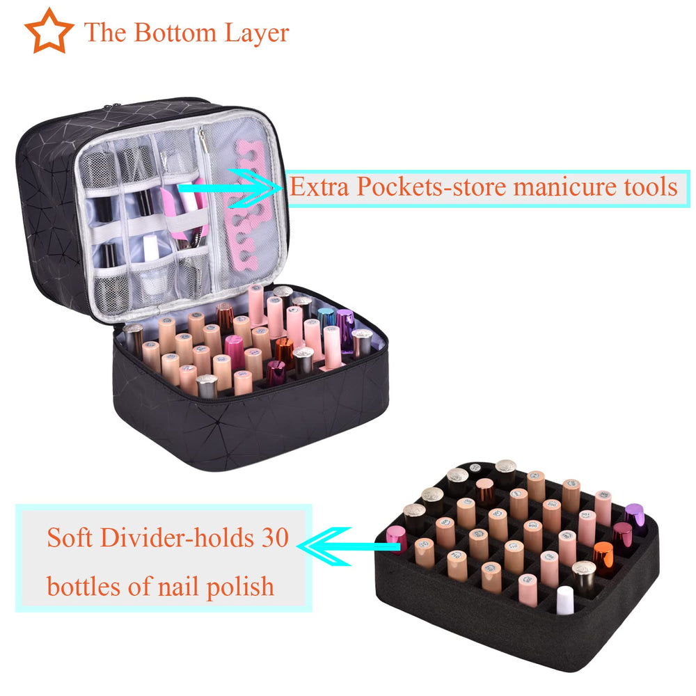 CTWWFS sturdy travel handle makes on-the-go touch-ups easy.
