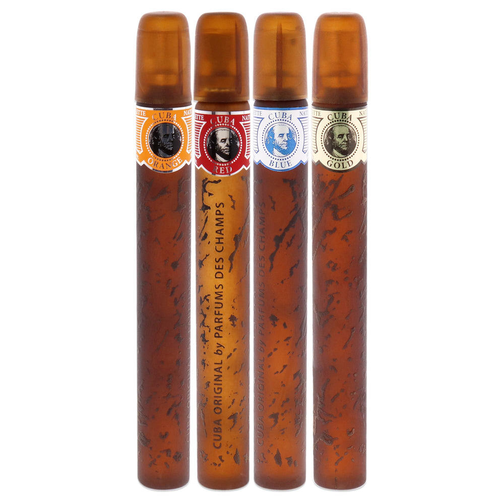 Cuba By Cuba for Men Gift Set bottle offers casual wear versatility.