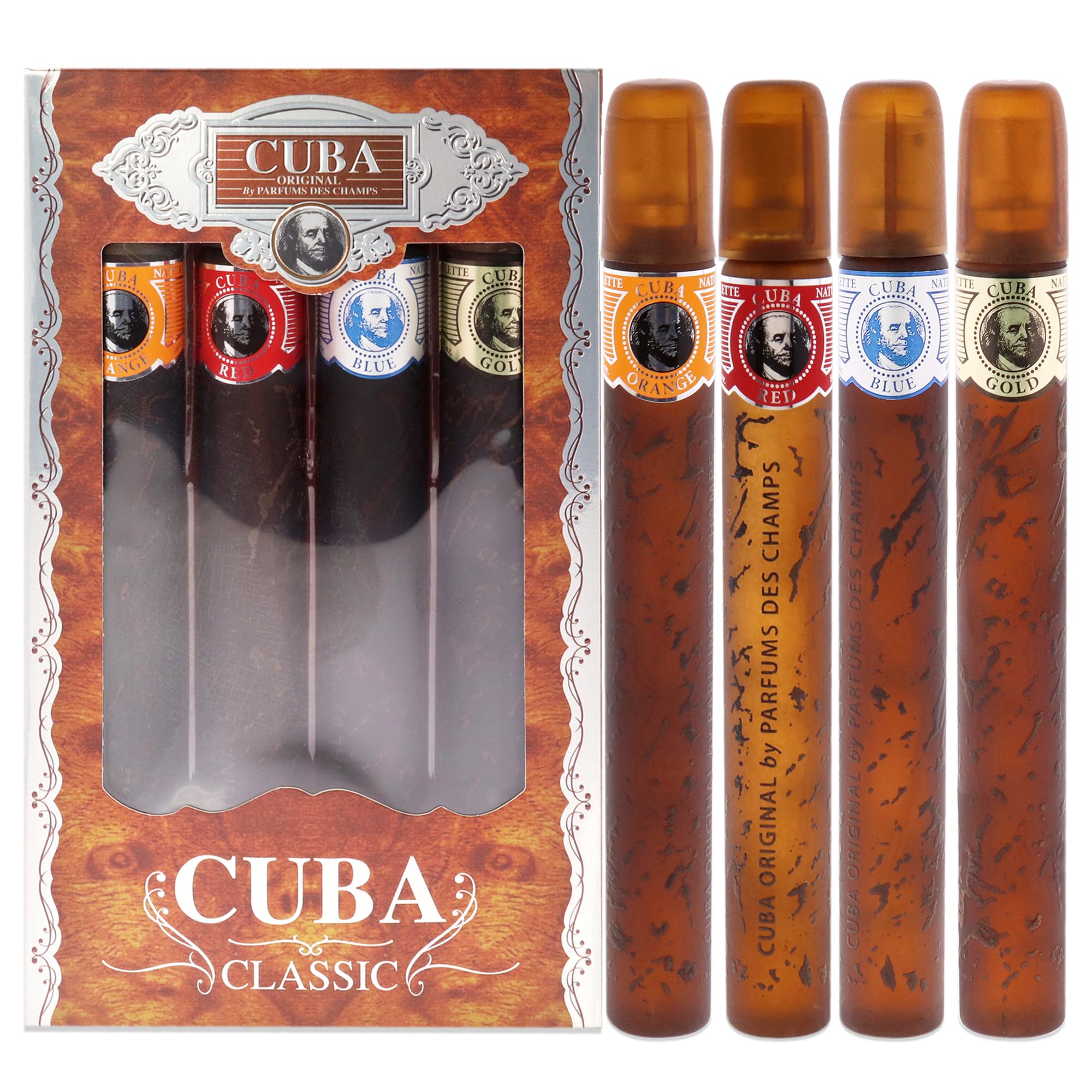 Cuba By Cuba for Men Gift Set box design ideal for gifting and daily grooming.