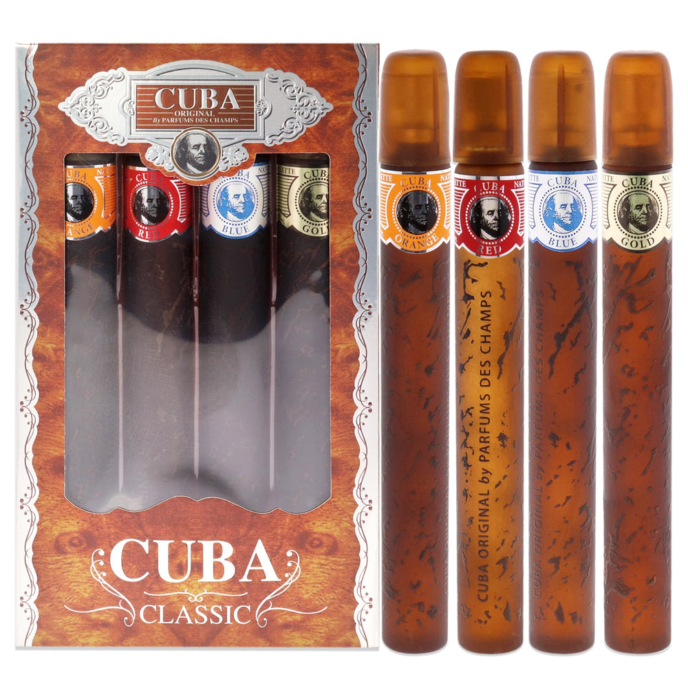 Cuba By Cuba for Men Gift Set box design ideal for gifting and daily grooming.