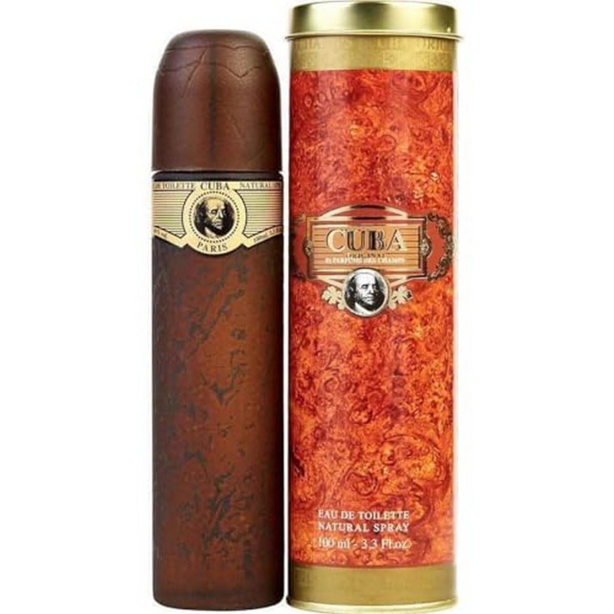 Cuba Gold Eau de Toilette spray bottle for men, a versatile daytime fragrance for confident wear.