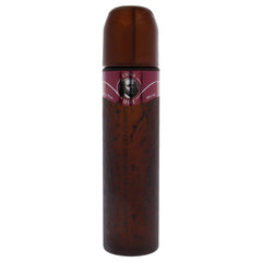 Cuba Hot for Men bottle side view shows sleek, portable design.