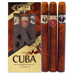 Cuba Trio Best 1 Gift Set Gold bottle front showing versatile daily wear ready-to-use scent