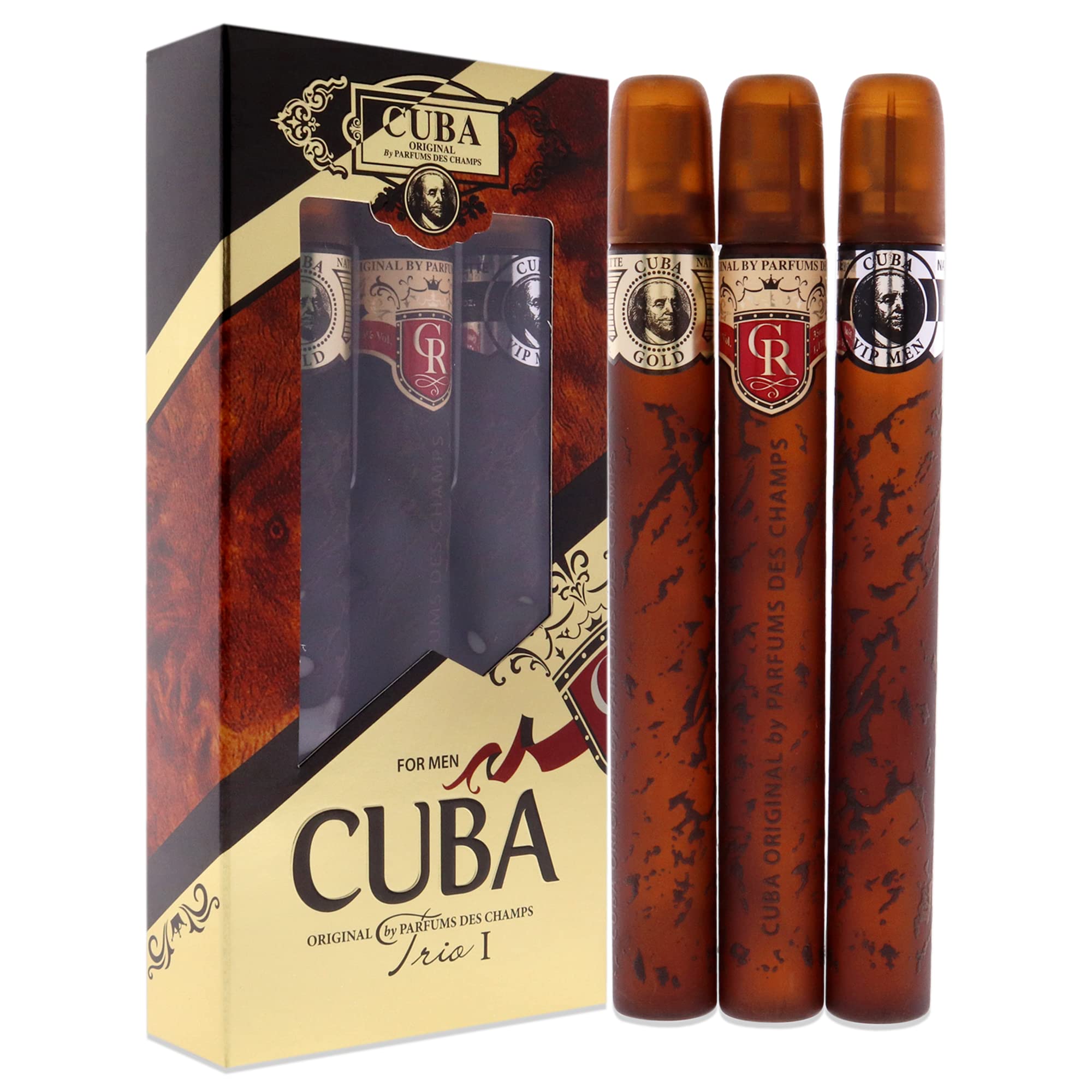 Cuba Trio Best 1 Gift Set Royal bottle front conveying refined warmth