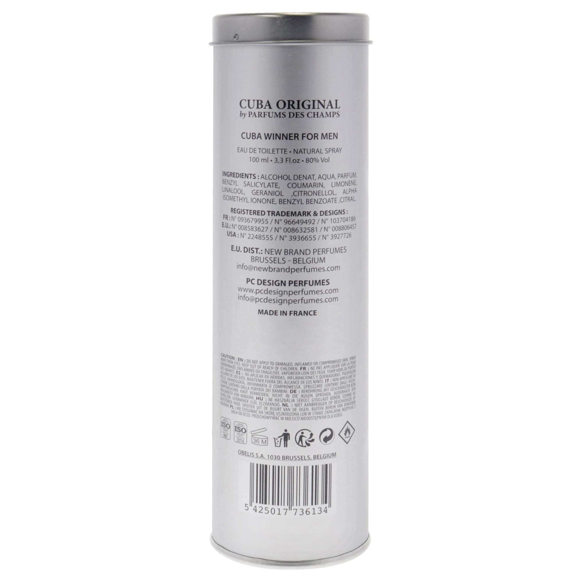 Cuba Winner daily-use men's fragrance for versatile day-to-night wear.