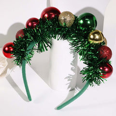 Cubahop green padded headband on model demonstrates size fit and lightweight wear.