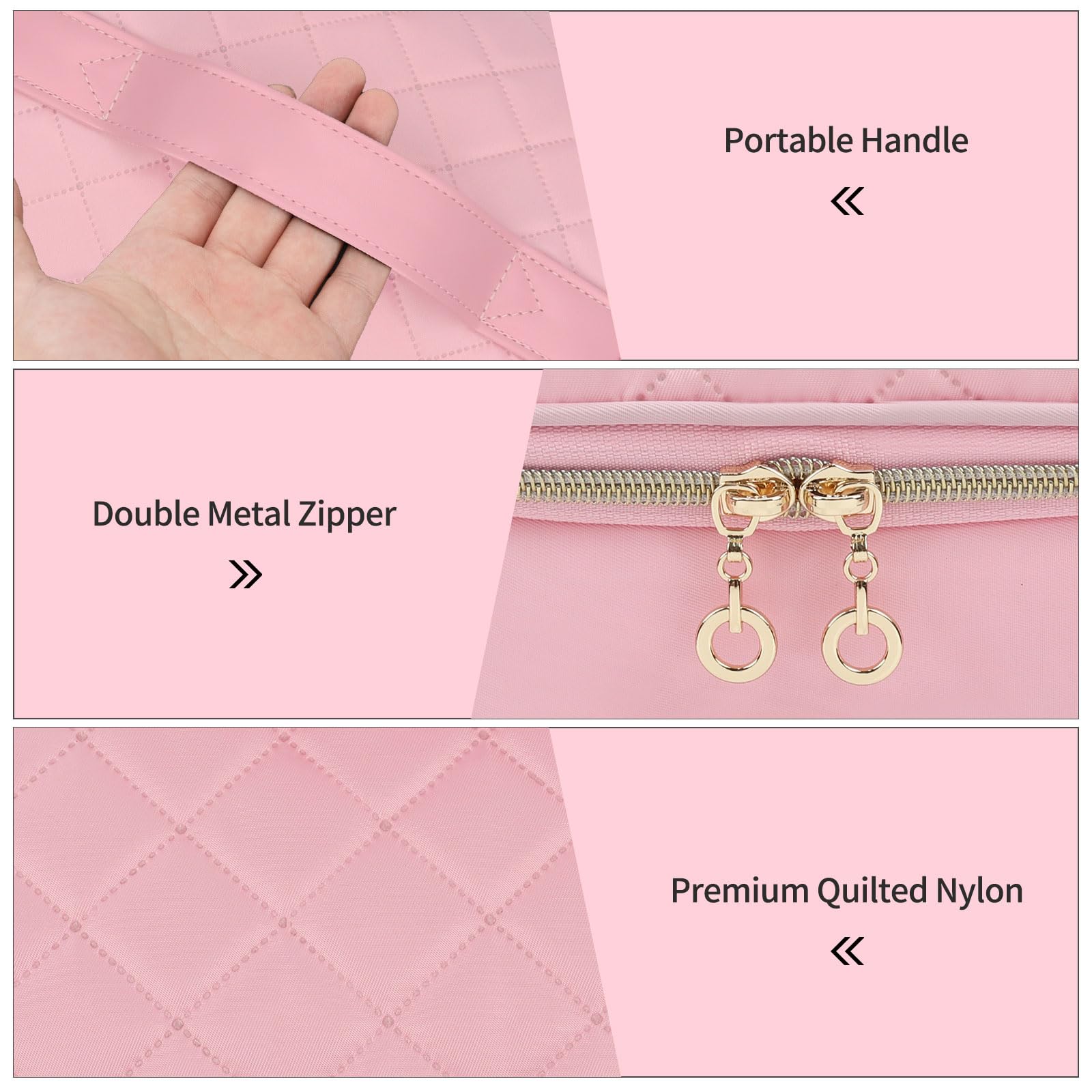 CUBETASTIC luggage-strap-nail-case attaches securely to luggage for travel.