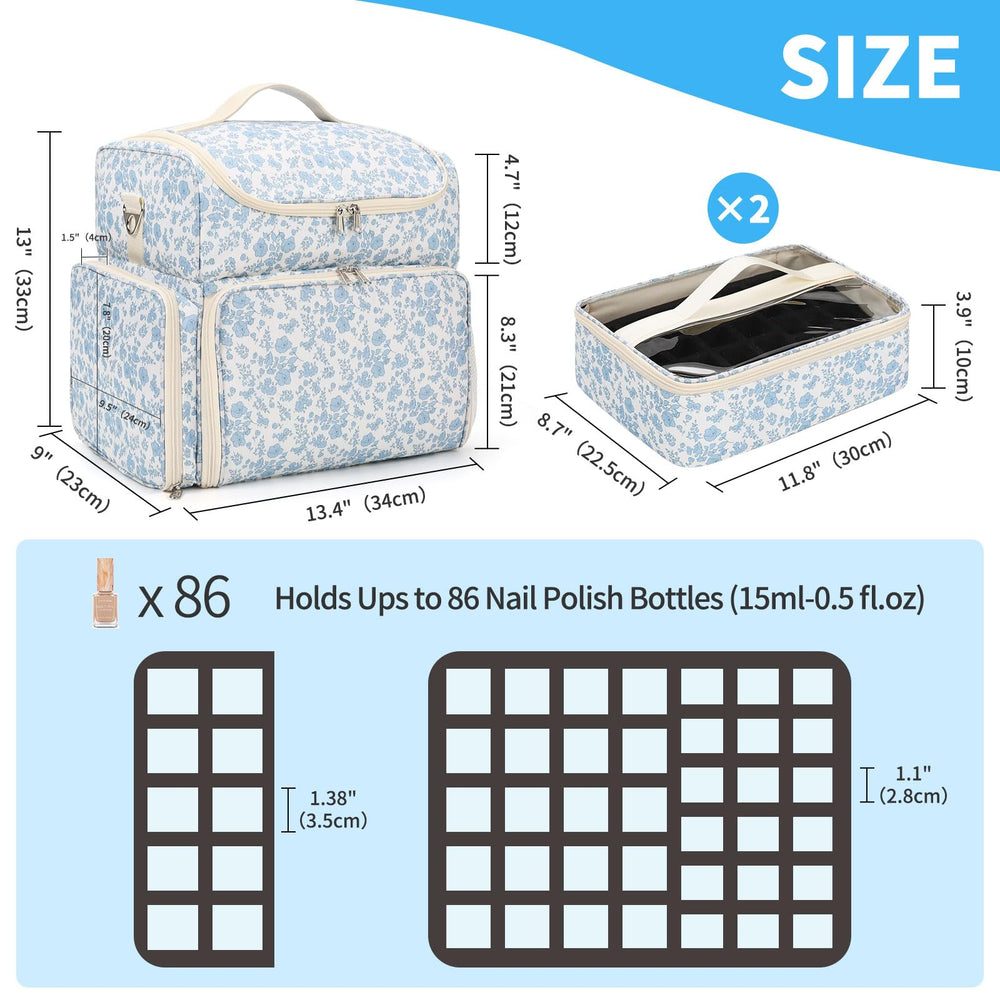 CUBETASTIC organizer includes 2 removable pouches for accessories